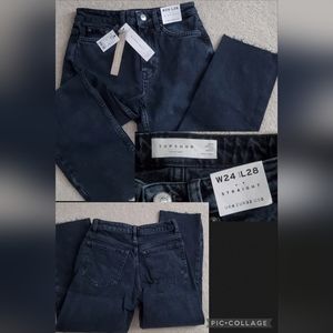 NWT Topshop straight leg jeans